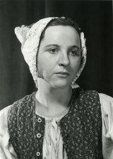 Kornélia Lipová (Eva); foto Gejza Podhorský, zdroj: archív Divadelného ústavu