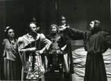 Gizela Chmelková (Herodias), Andrej Chmelko (Herodes), Ján Bzdúch (Achisar), Ján Klimo (Jochanan); zdroj: archív Divadelného ústavu