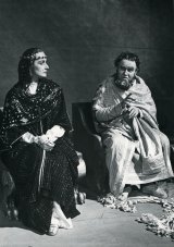 Mária Prechovská (Herodias), Viliam Záborský (Herodes); foto Gejza Podhorský, zdroj: archív Divadelného ústavu