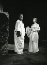 Gustáv Valach (Manahen), Mária Kráľovičová (Salome); zdroj: archív Divadelného ústavu