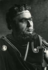 Viliam Záborský (Herodes); foto Gejza Podhorský, zdroj: archív Divadelného ústavu