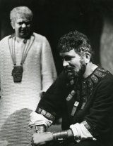 Andrej Vandlík (Manahen), Jaroslav Vrzala (Herodes); foto Jaroslav Barák, zdroj: archív SKD Martin