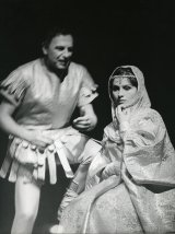 Ladislav Chudík (Herodes), Emília Vášáryová (Salome); zdroj: archív Divadelného ústavu