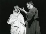 Mária Prechovská (Herodias), Viliam Záborský (Herodes); foto Jozef Vavro, zdroj: archív Divadelného ústavu