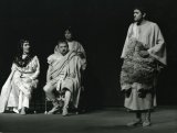 Mária Prechovská (Herodias), Viliam Záborský (Herodes), Soňa Valentová (Salome), Štefan Kvietik (Jochanan); zdroj: archív Divadelného ústavu