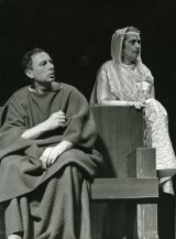Ladislav Chudík (Herodes), Mária Prechovská (Herodias); zdroj: archív Divadelného ústavu