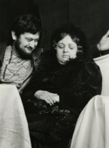 Ľubo Gregor (Vosmibratov), Eva Krížiková (Gurmyžská); foto Boleslav Boška st., zdroj: archív Divadelného ústavu